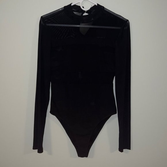 Forever 21 mesh cutout bodysuit - Picture 1 of 4